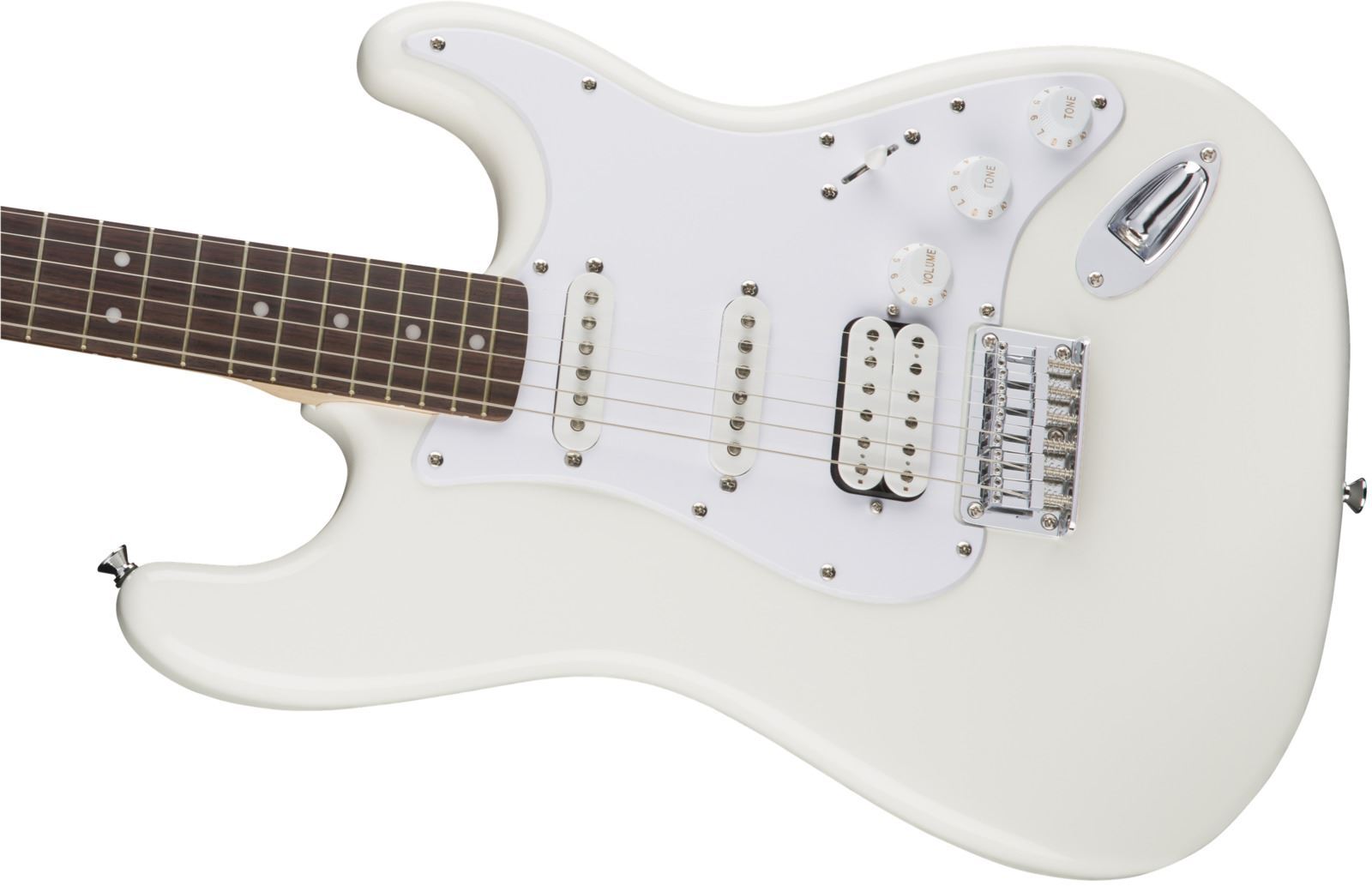 fender squier bullet strat hss arctic white