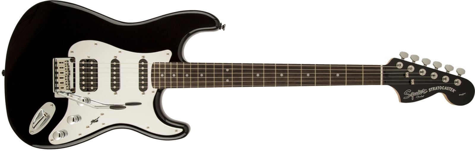 squier standard stratocaster black