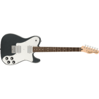 Fender Squier Affinity Series Telecaster Deluxe, Laurel Fingerboard, White Pickguard, Charcoal Frost Metallic