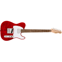 Fender Squier Affinity Telecaster FMT SH Laurel Fingerboard Crimson Red Transparent