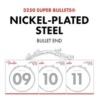 Super Bullet® Strings, Nickel Plated Steel, Bullet End, 3250L Gauges .009-.042