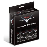 Fender Custom Shop Deluxe Guitar Care System, 4 Pack, Black