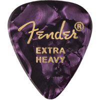 Fender 351 Shape Premium Picks, Extra Heavy, Purple Moto, (12)