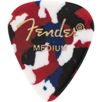 Fender Classic Celluloid, Confetti, 351 Shape, Medium, (12)