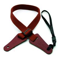 DSL 25UKPOLY-BROWN Poly Weaving Ukulele Strap - Brown