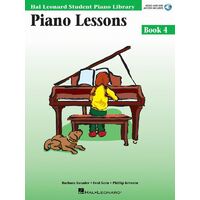 Piano Lessons - Book 4 Audio and MIDI Access Included