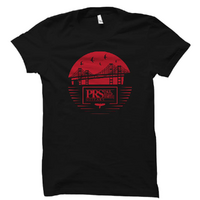 PRS Bay Bridge Tee - Red On Black