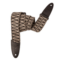 PRS 2" Woven Guitar Strap - Black/Gray