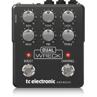 TC Electronic Dual Wreck Dual Channel Guitar Preamp Pedal