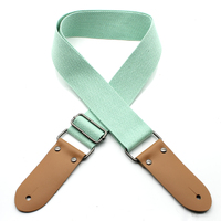 DSL Cotton Guitar Strap - Aqua