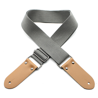 DSL Cotton Guitar Strap - Grey