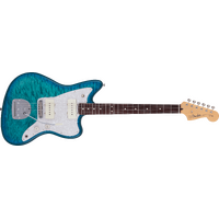 Fender Made in Japan Hybrid II Jazzmaster RW Quilt Aquamarine