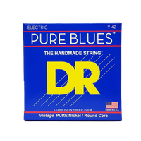 DR PURE BLUES - Pure Nickel Electric Guitar Strings - Light 9-42