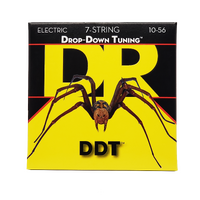 DR DDT - Drop Down Tuning Electric Guitar Strings - 7-String Medium 10-56