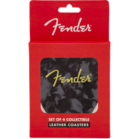 Fender Pick Shape Logo Coasters, 4-Pack, Multi-Colour