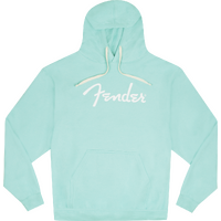 Fender Spaghetti Logo Hoodie - Daphne Blue