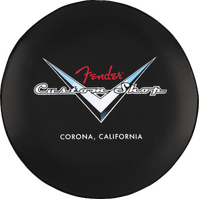  Fender Custom Shop Chevron Logo Barstool Black/Chrome 24"