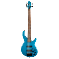 Cort C5 Deluxe 5 String Electric Bass Guitar - Candy Blue