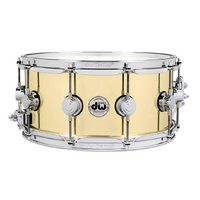 DW Collectors Series 6.5x14" Polished Brass Snare Drum