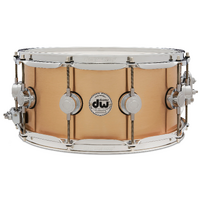 DW Collectors Series Brushed Bronze 6.5x14" Snare Drum