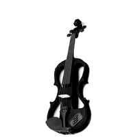 Carlo Giordano EV202 Series 3/4 Size Electric Violin in Black