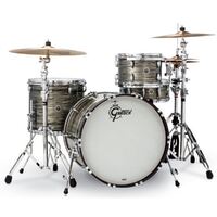 Gretsch Brooklyn USA Drum Kit In Smoke Grey Oyster 4 Pce - Shell Pack