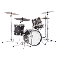 Gretsch Ltd Edition 140th Anniversary 4-Piece Shell Pack - Ebony Stardust Lacquer