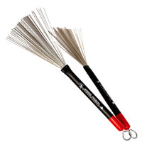 Headhunters "Jazz Rock Brush" Fully Retractable Wire Drum Brushes - 1-Pair