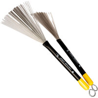 Headhunters "Jazz Brush" Fully Retractable Wire Drum Brushes - 1-Pair