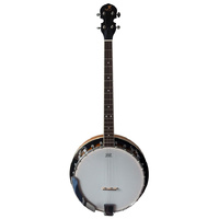 J.Reynolds 4-String Tenor Banjo with Resonator in 2-Tone Sunburst Gloss