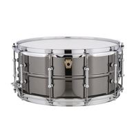 Ludwig LB417T Black Beauty 14"x6.5" Snare Drum - Tube Lugs