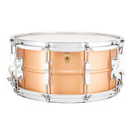 Ludwig L1LC654BM Acro Copper 6.5x14" Brushed Snare Drum