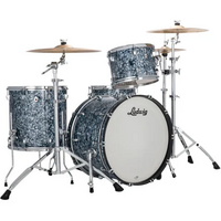 Ludwig LN34233TXA7 NeuSonic Fab 3-Piece Shell Pack - Steel Blue Pearl