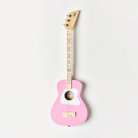 Loog Pro Acoustic Pink Guitar