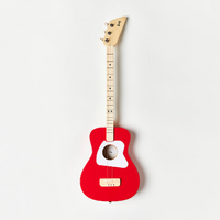 Loog Pro Acoustic Guitar Red