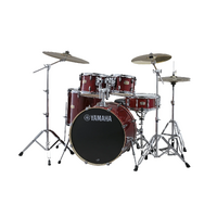 Yamaha Stage Custom Birch 5-Piece Fusion Drum Kit Cranberry Red