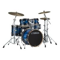 Yamaha Stage Custom Birch 5-Piece Euro Drum Kit Deep Blue Burst