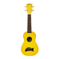 Kala Makala MK-SD/YLBURST Gloss Dolphin Soprano Ukulele - Yellow Burst