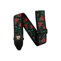 Ernie Ball Jacquard Strap Red Spanish Rose