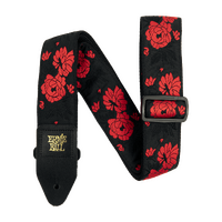 Ernie Ball P05335 Classic Jacquard Guitar Strap/Bass Strap - Tango Rose