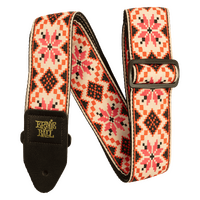 Ernie Ball Classic Jacquard Guitar/Bass Strap - Cinnamon Needlepoint