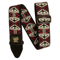 Ernie Ball P05339 Classic Jacquard Guitar Strap/Bass Strap - Primal Red