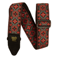 Ernie Ball 5346 Classic Jacquard Guitar Strap/Bass Strap - Red King