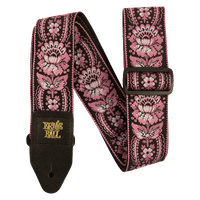 Ernie Ball P05347 Classic Jacquard Guitar Strap/Bass Strap - Pink Orleans