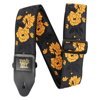 Ernie Ball P05358 Jacquard Guitar Strap - Tangerine Rose