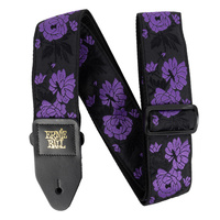 Ernie Ball P05359 Jacquard Guitar Strap - Lavender Rose