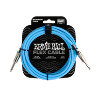 Ernie Ball Flex Instrument Cable Straight/Straight 10ft - Blue