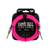 Ernie Ball Flex Instrument Cable Straight/Straight 10ft - Pink