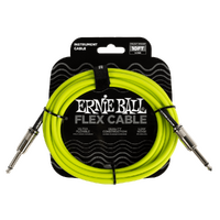 Ernie Ball Flex Instrument Cable Straight/Straight 10ft - Green