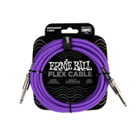 Ernie Ball Flex Instrument Cable Straight/Straight 10ft - Purple